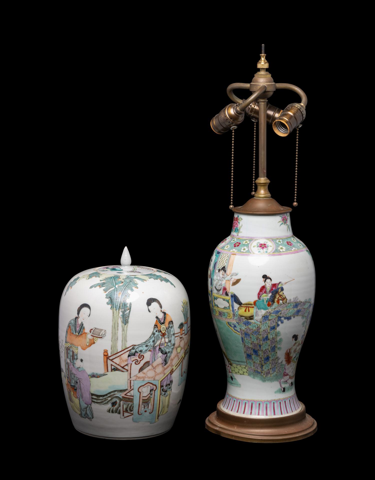 Two Chinese Porcelain Vessels