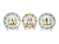 A Group of Quimper Faience Table Articles