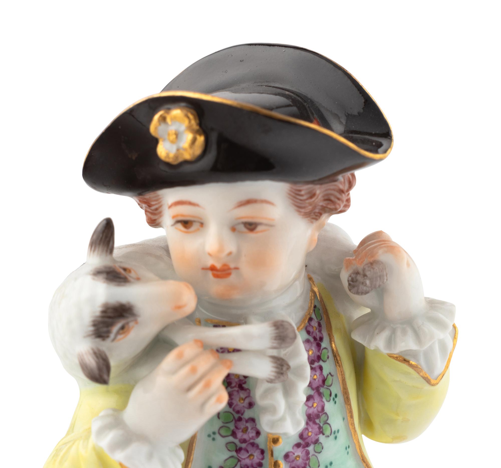 Two Meissen Porcelain Figures