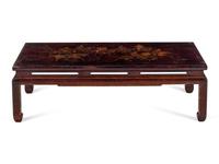 A Chinese Export Lacquer Low Table