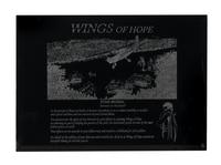 *** NOW PART OF 376988/27 *** Stan Musial's Personally Owned "Wings of Hope" Award Plaque