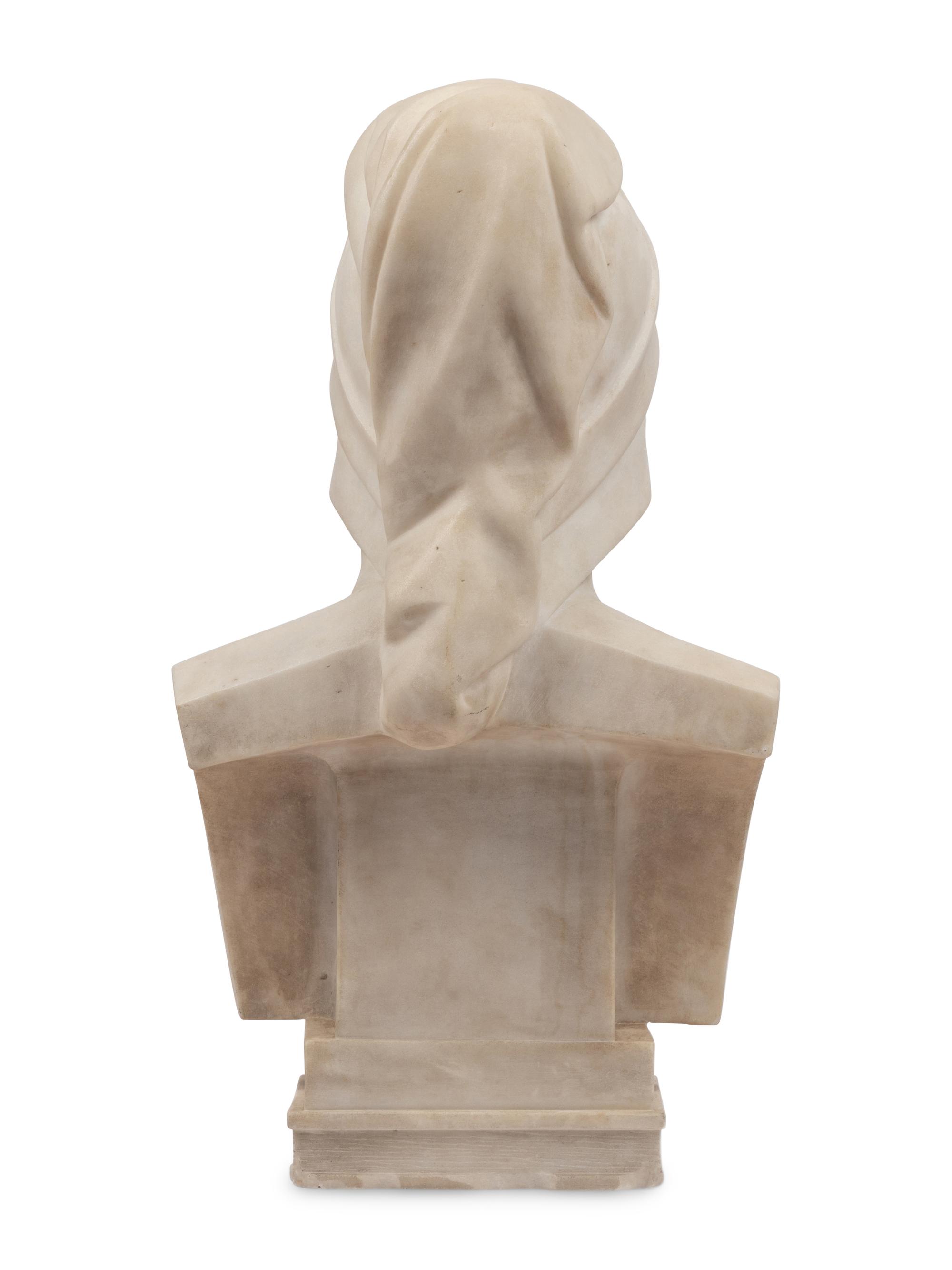 An Italian Marble Bust of Dante Alighieri