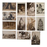 [NATIVE AMERICANS]. 61 real photo postcards of Native American subjects, incl. Red Cloud.