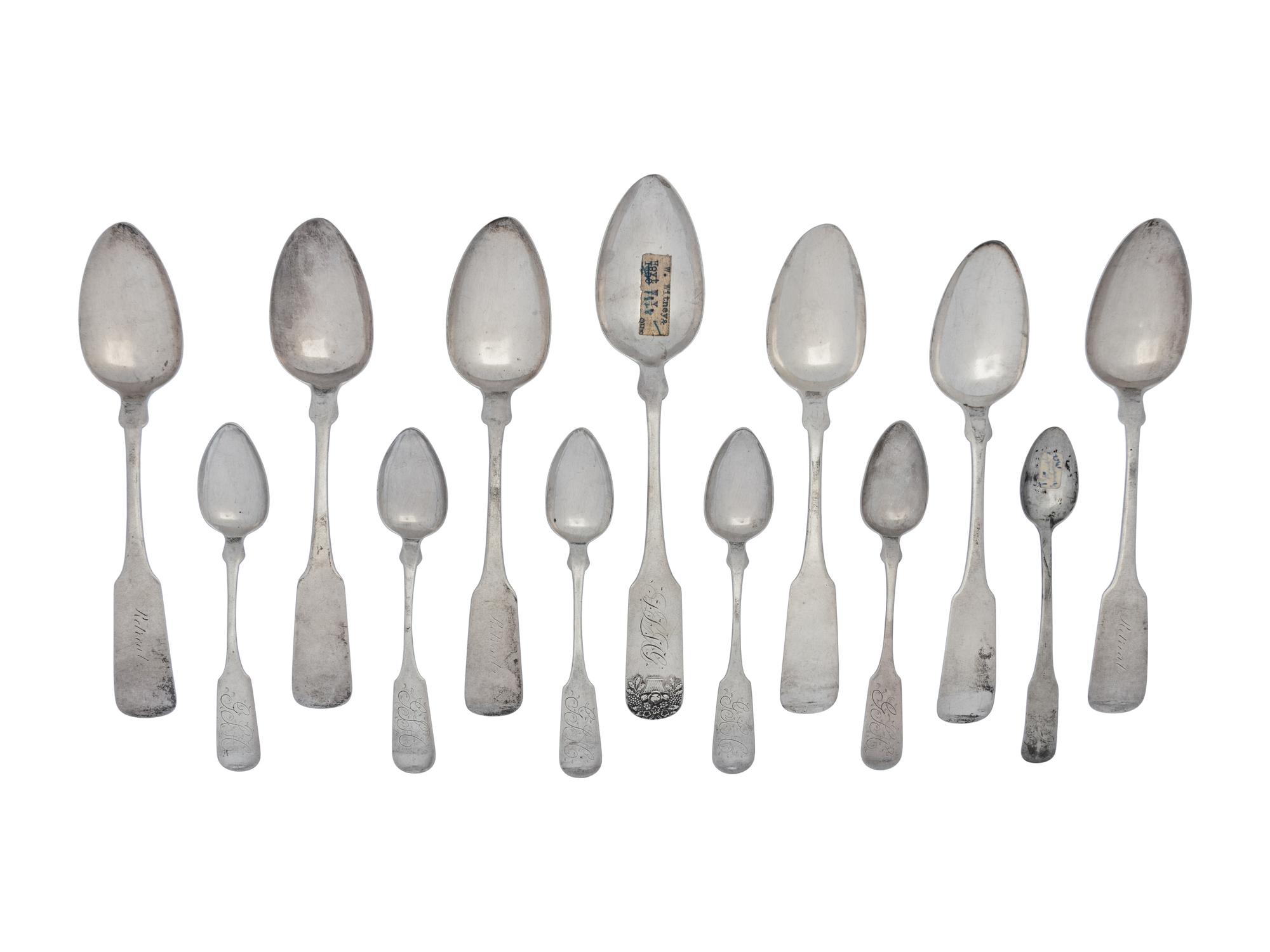 A Collection of American Silver Spoons