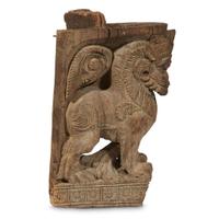 INDIAN ARCHITECTURAL ELEMENT DEPICTING A YALI Tamil Nadu, 19th Century