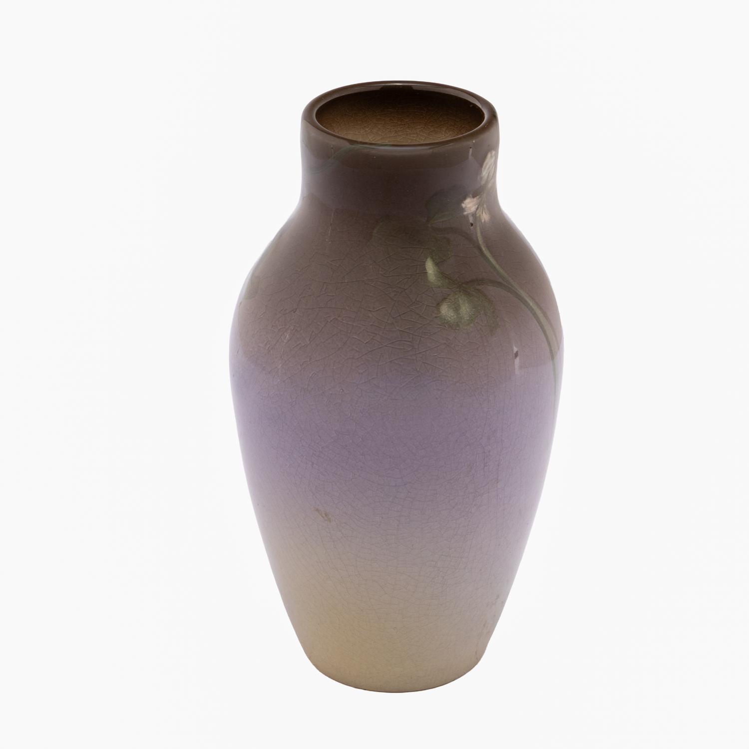 A Rookwood Iris Glaze Vase by Fred Rothenbusch