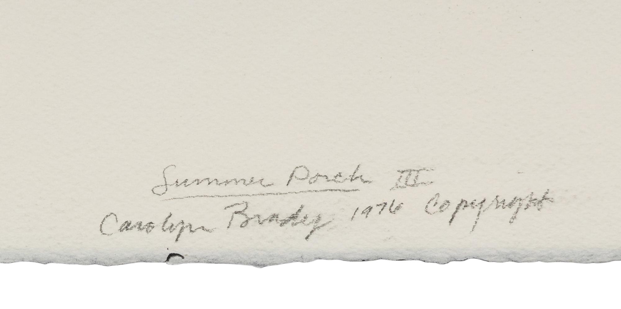 Summer Porch III , 1976