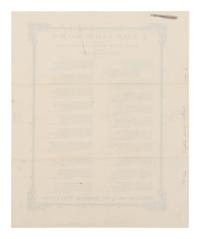 [LINCOLN-HAMLIN CAMPAIGN]. GRIERSON, Benjamin Henry (1826-1911). Campaign Song...Offered for Sale by the Meredosia Wide-Awakes . Meredosia, IL, 1860.