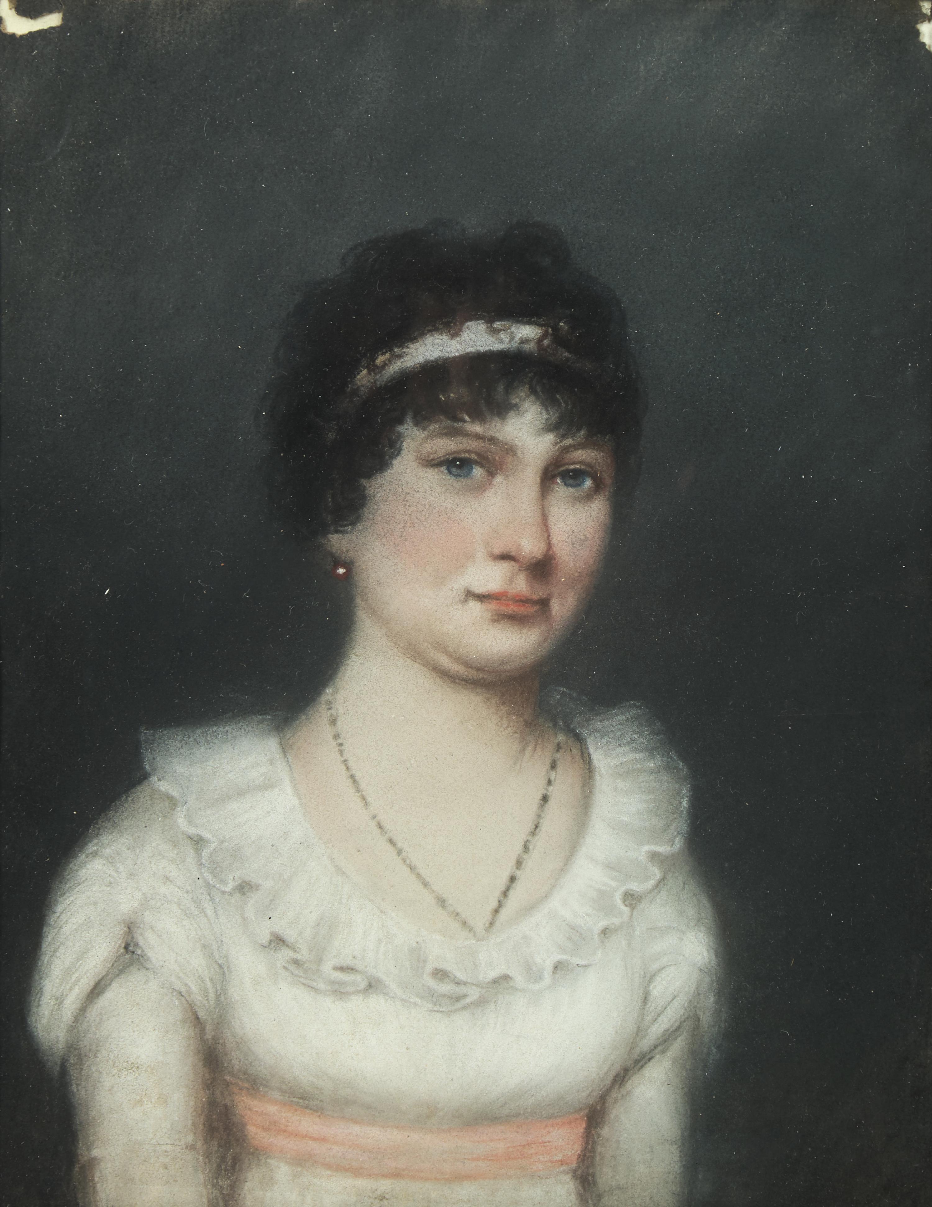 Sharples Family, Possibly Ellen Sharples (1769-1849) — Portrait of a Young Lady