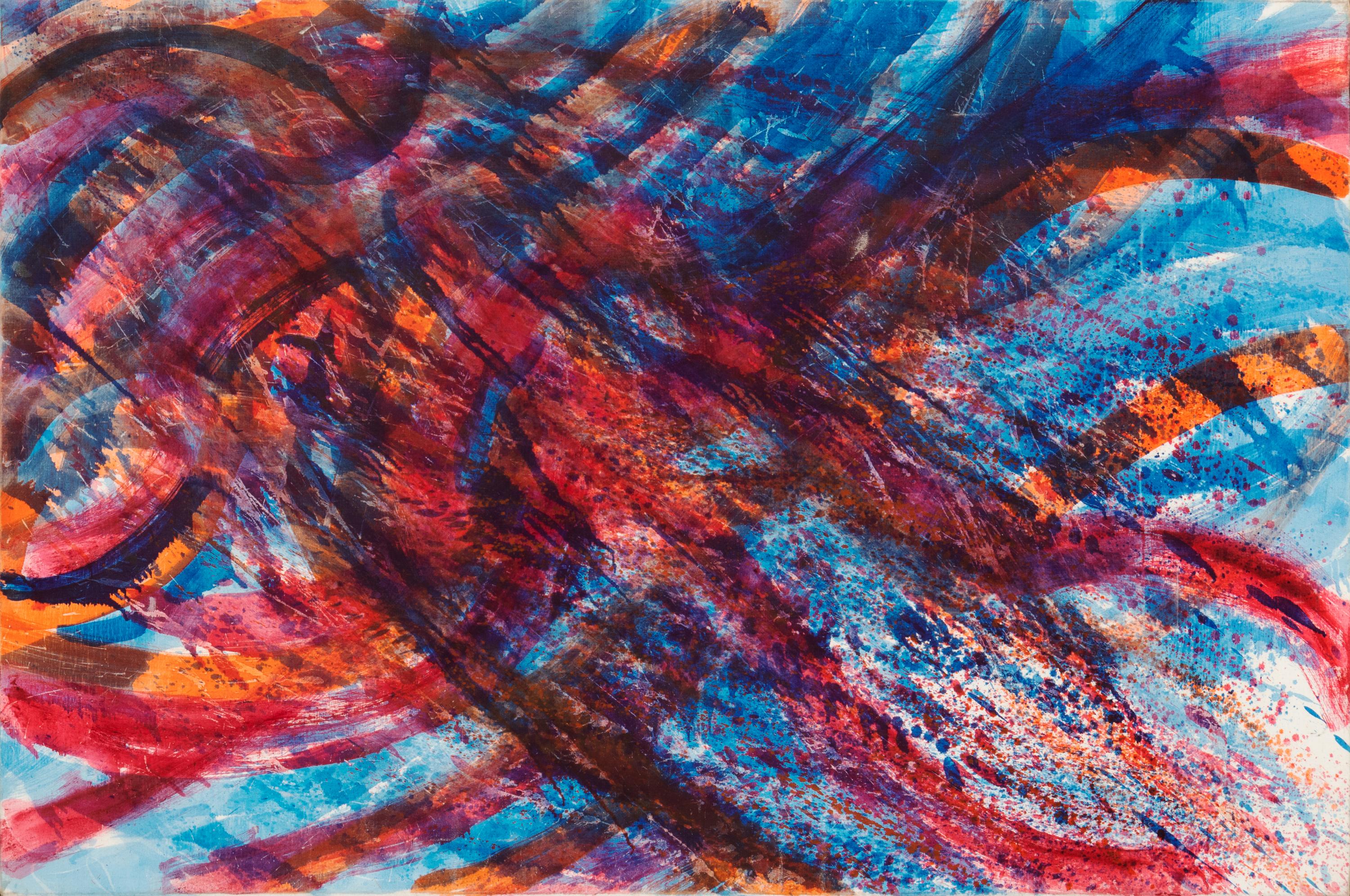 Red, Orange, Blue
