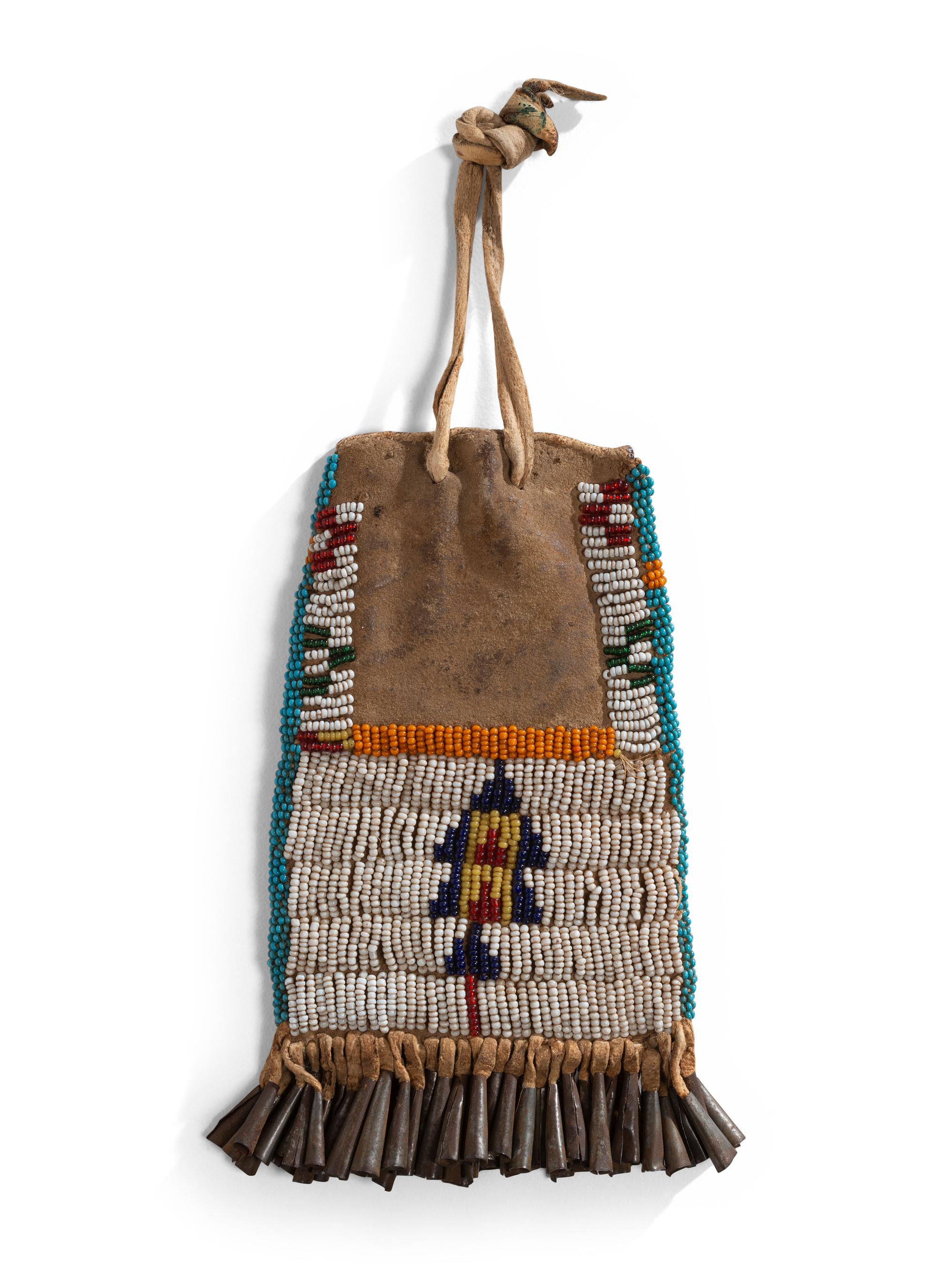 Northern Plains Beaded Hide Strike-a-Light Bag