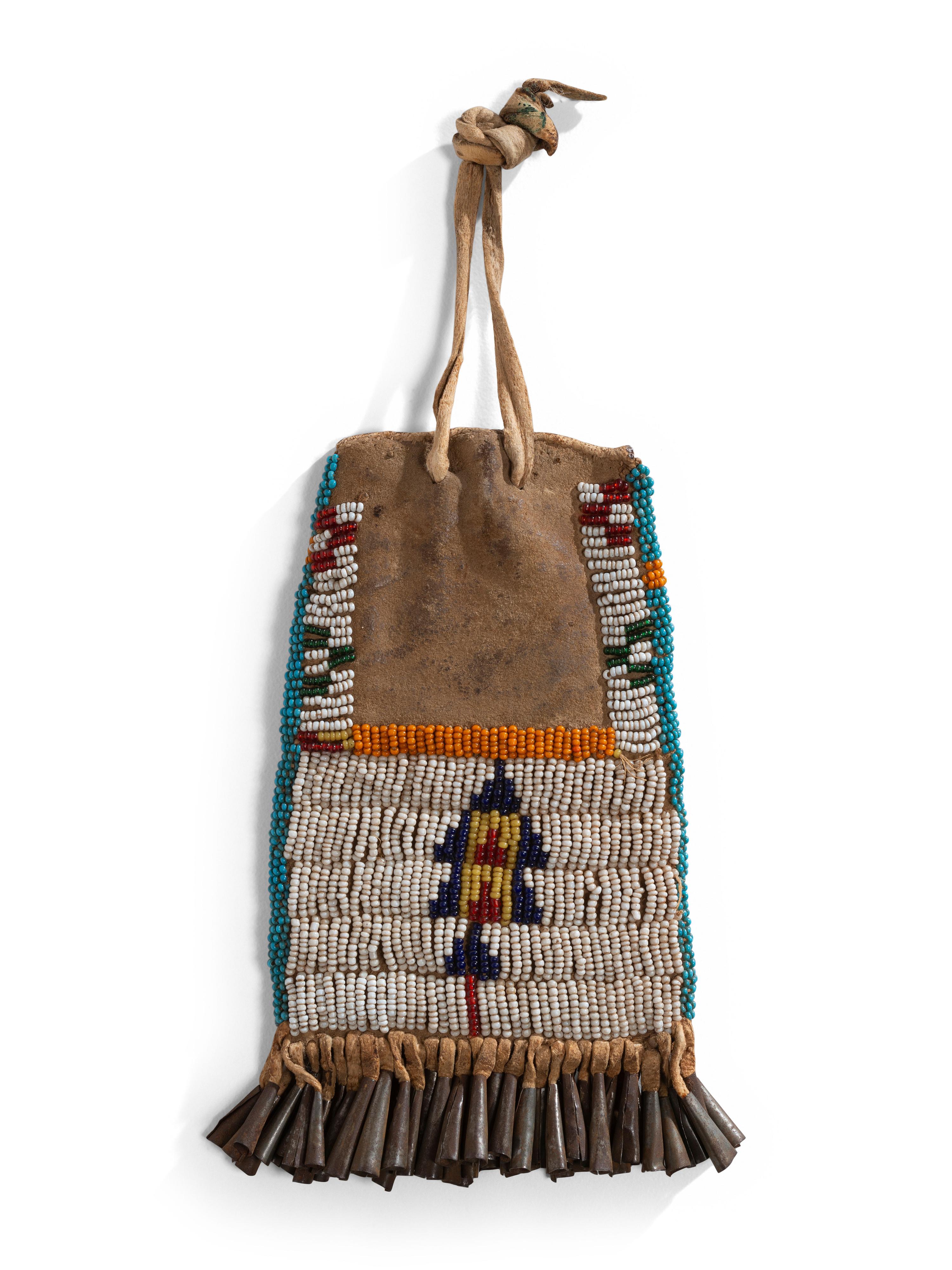 Northern Plains Beaded Hide Strike-a-Light Bag