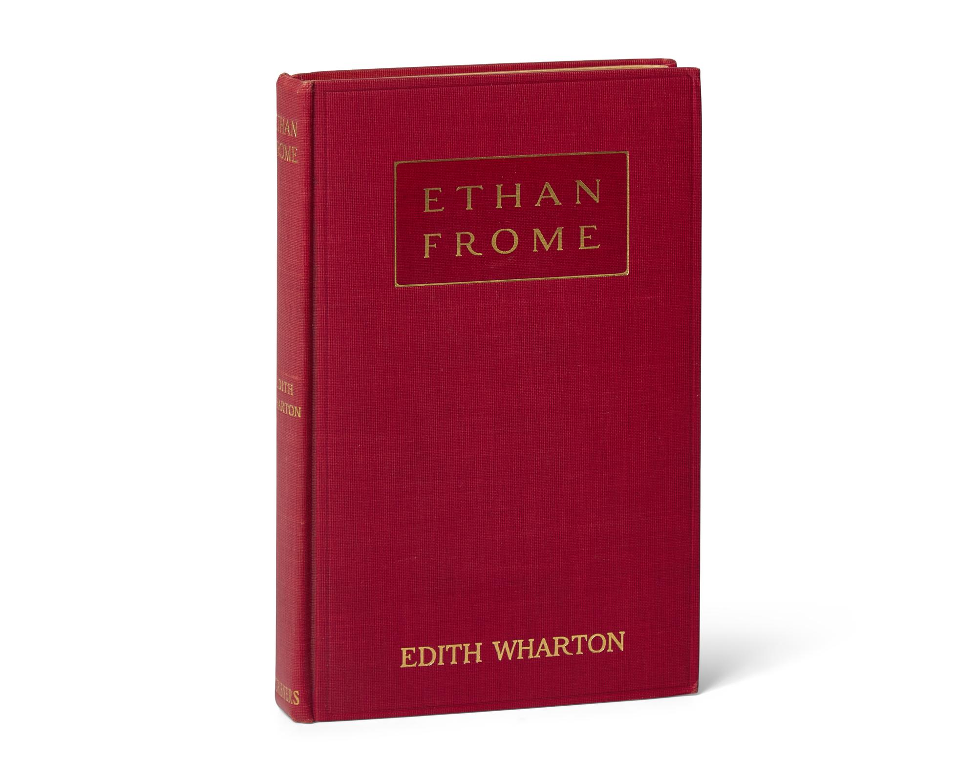 WHARTON, Edith (1862-1937). Ethan Frome. New York: Charles Scribner's Sons, 1911.
