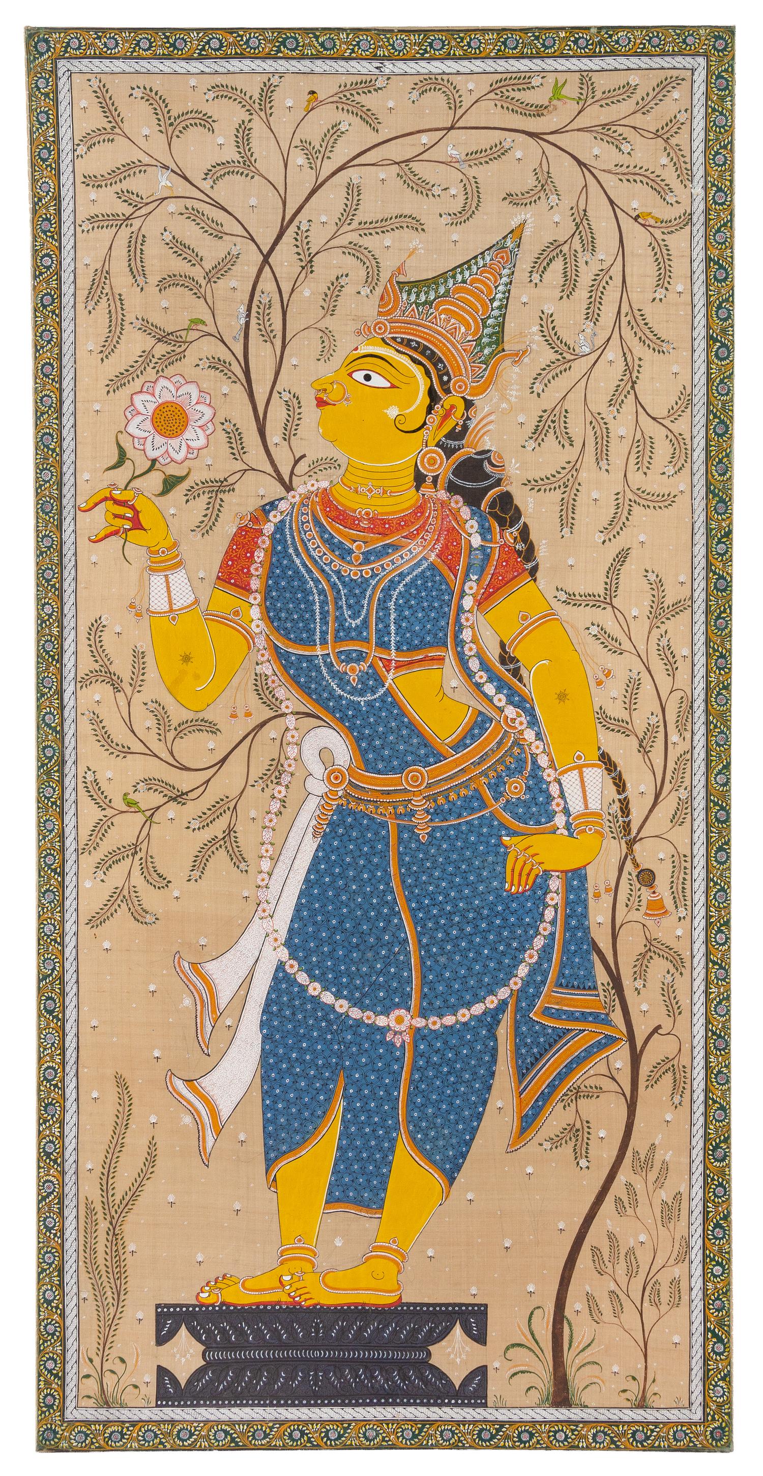 An East Indian Painting on Linen