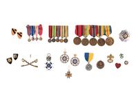 [MILITARIA]. Military archive of John Pope Baker and family, featuring Civil War era commission documents, medals, and more.