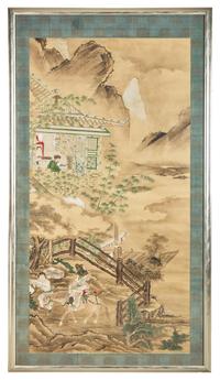A Japanese 'Scholars' Painting
