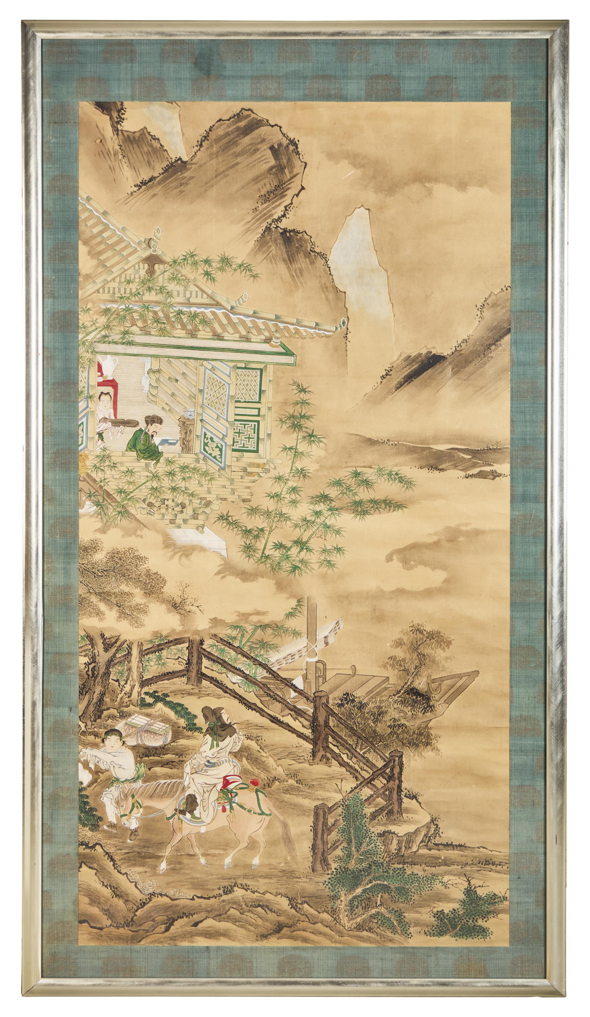 A Japanese 'Scholars' Painting