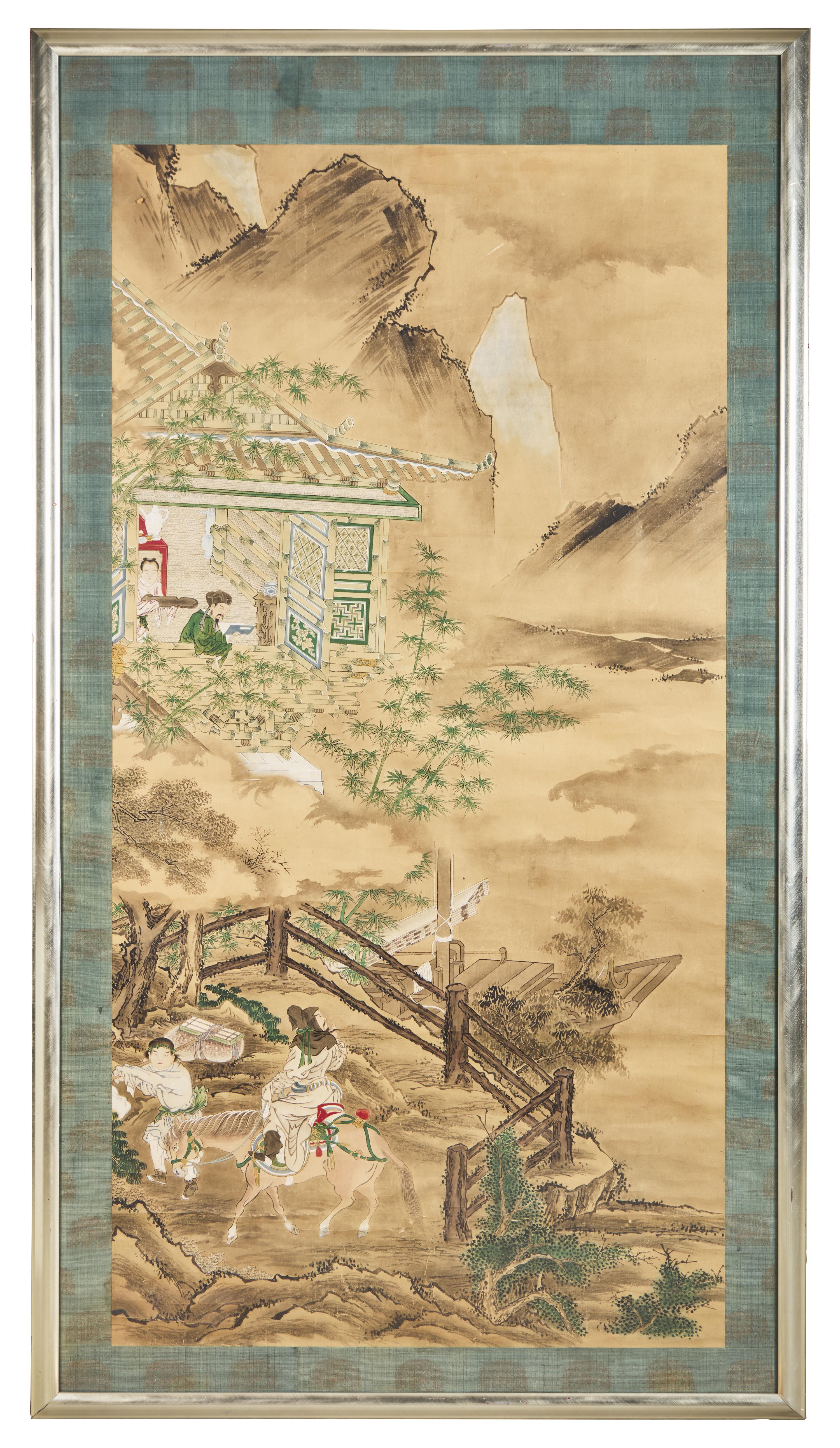 A Japanese 'Scholars' Painting