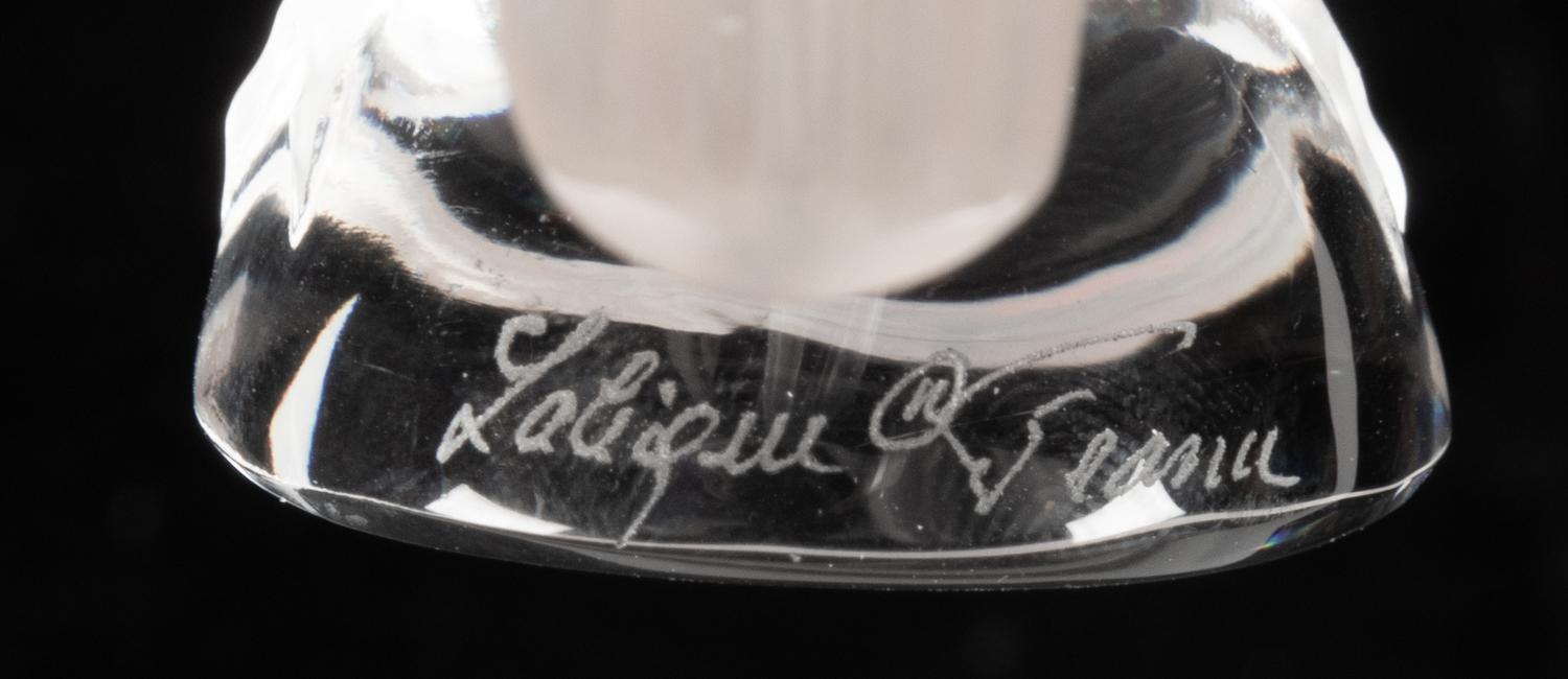 Three Lalique Bird Sculptures