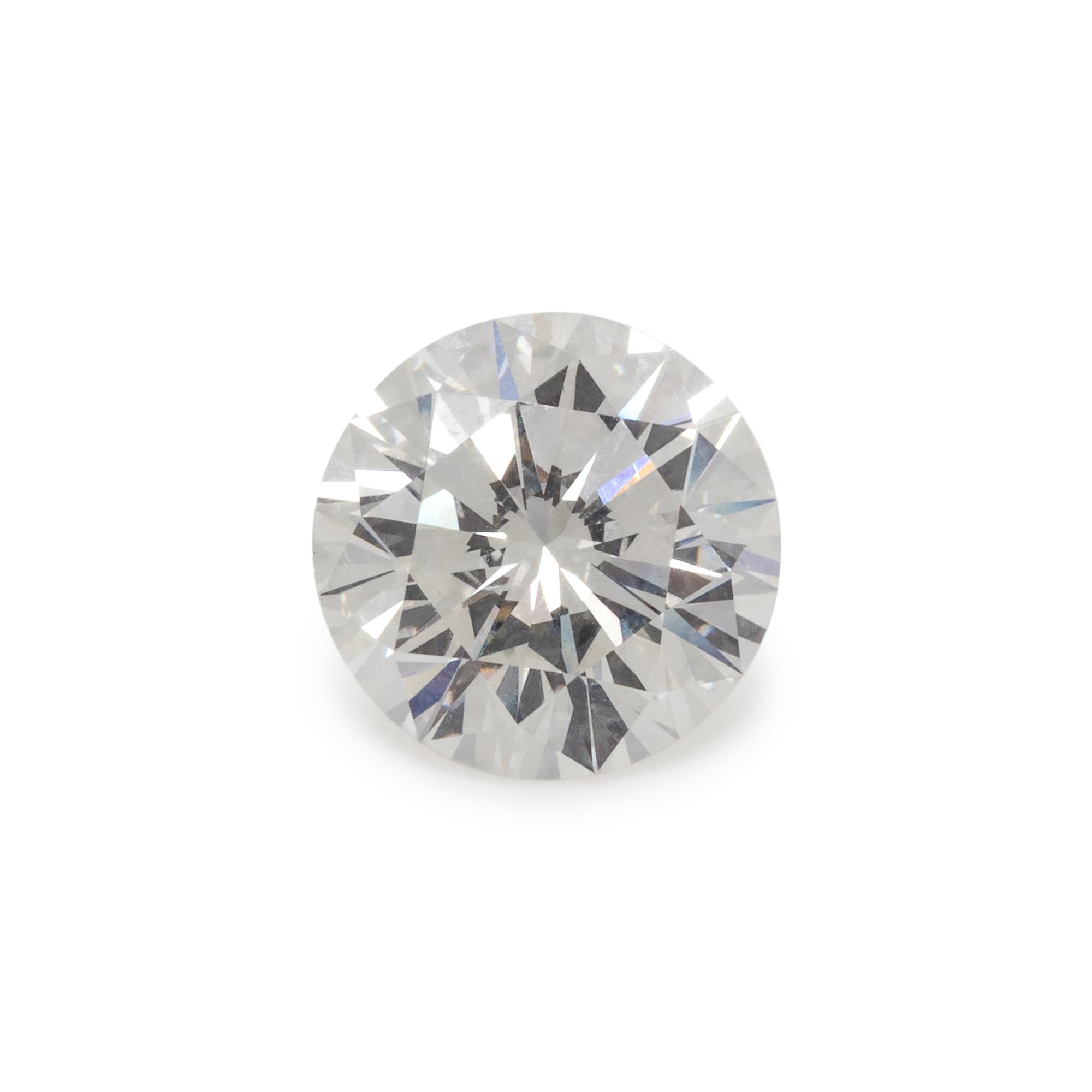 1.38 CARAT ROUND BRILLIANT CUT DIAMOND