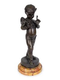 Amour aux papillons et a la rose — 19TH CENTURY