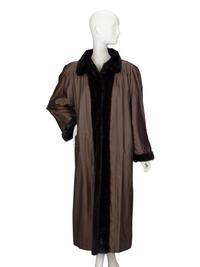 Oscar de la Renta, Reversible Ranch Mink Fur Coat