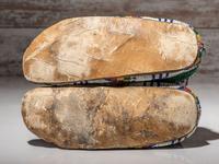 Sioux Beaded Hide Moccasins