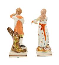 Two Staffordshire Pottery Figures