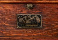 A Victor type III Disc Phonograph with a Wooden Horn