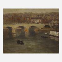 Edward Willis Redfield (American, 1869–1965) Le Pont à Charenton