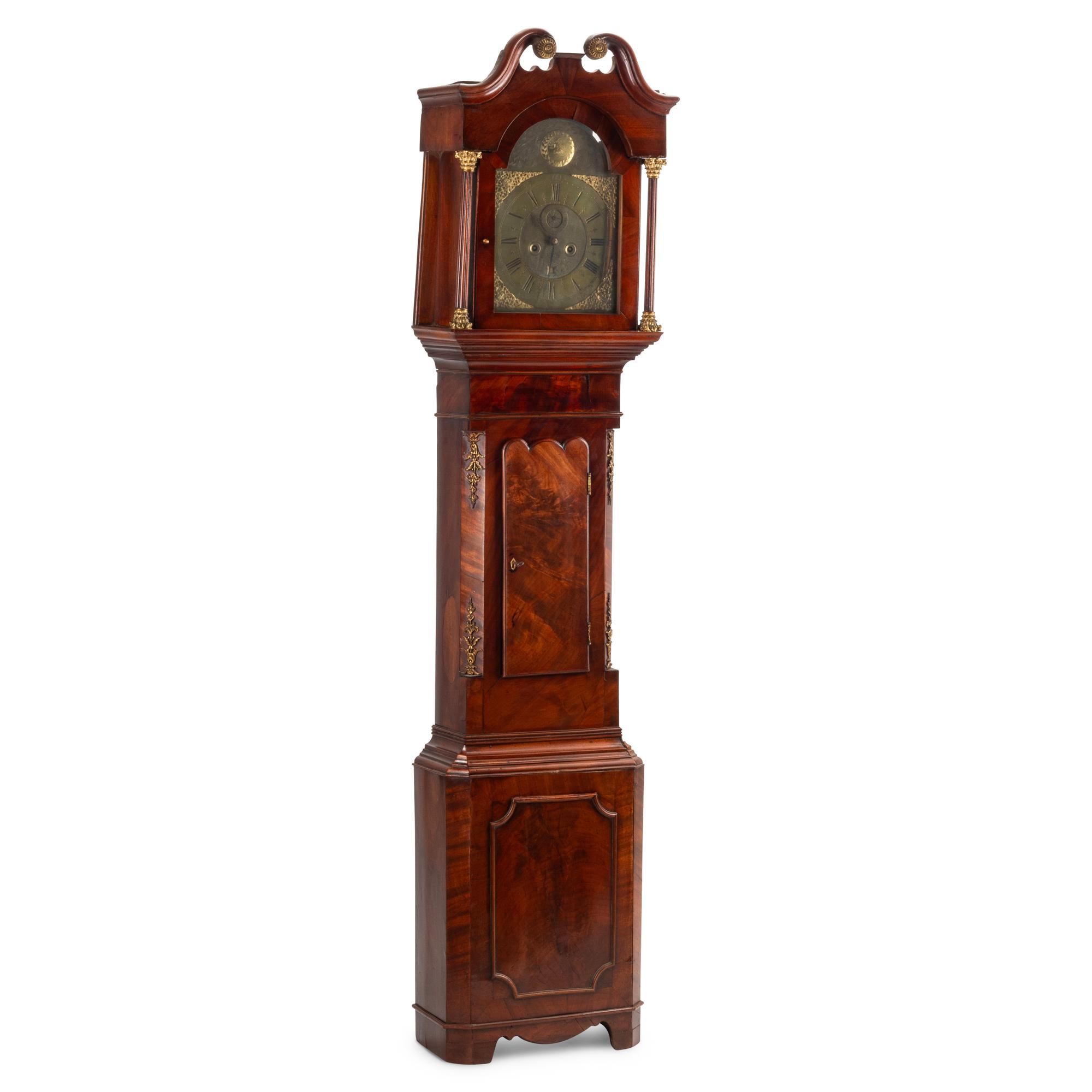 A George III Mahogany Tall Case Clock