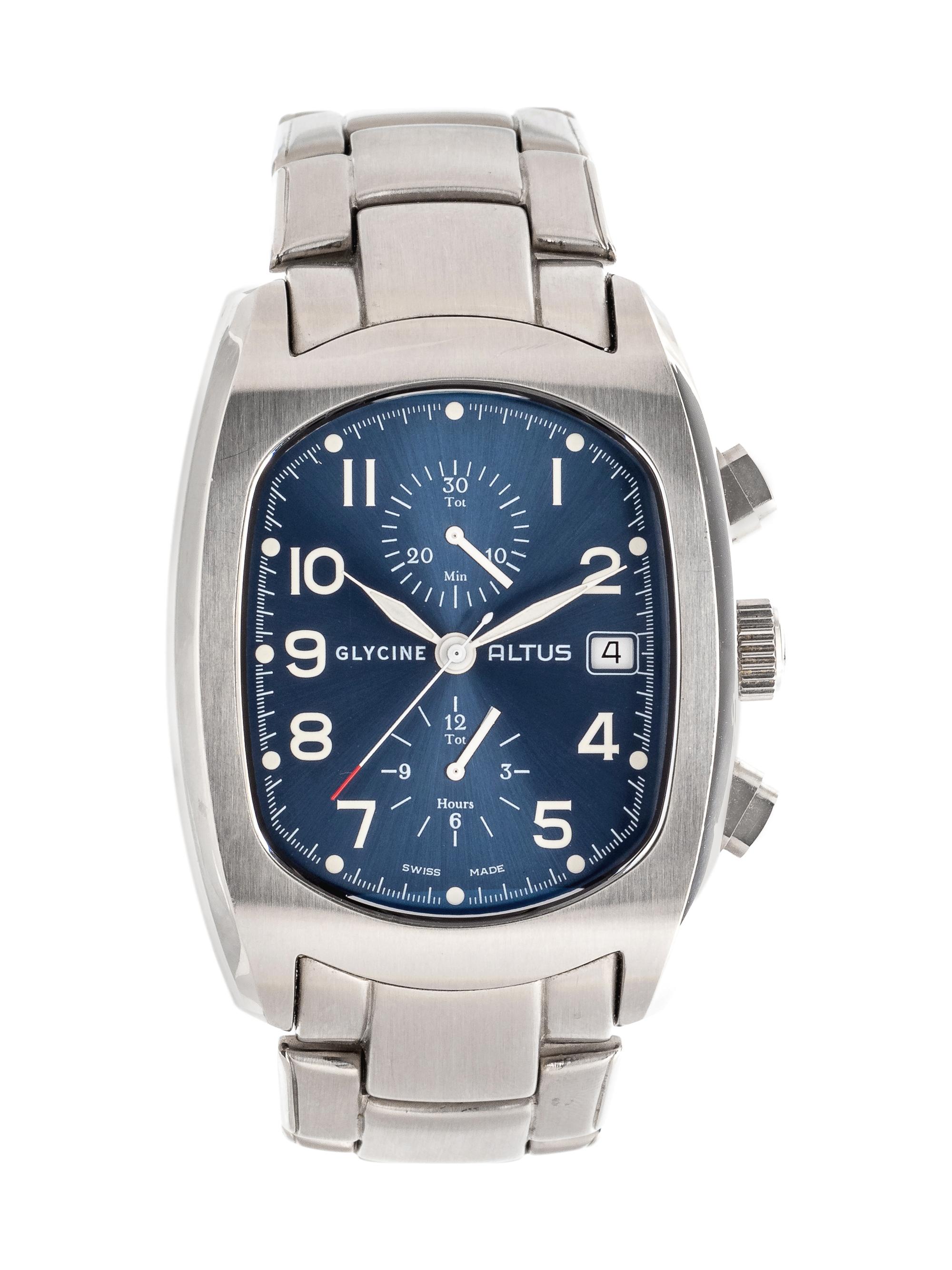 Glycine, Stainless Steel Ref. 3811 'Altus' Chronograph Wristwatch