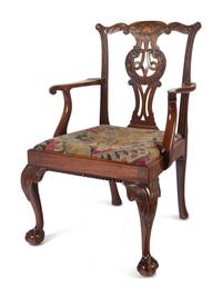 A George II Walnut Armchair