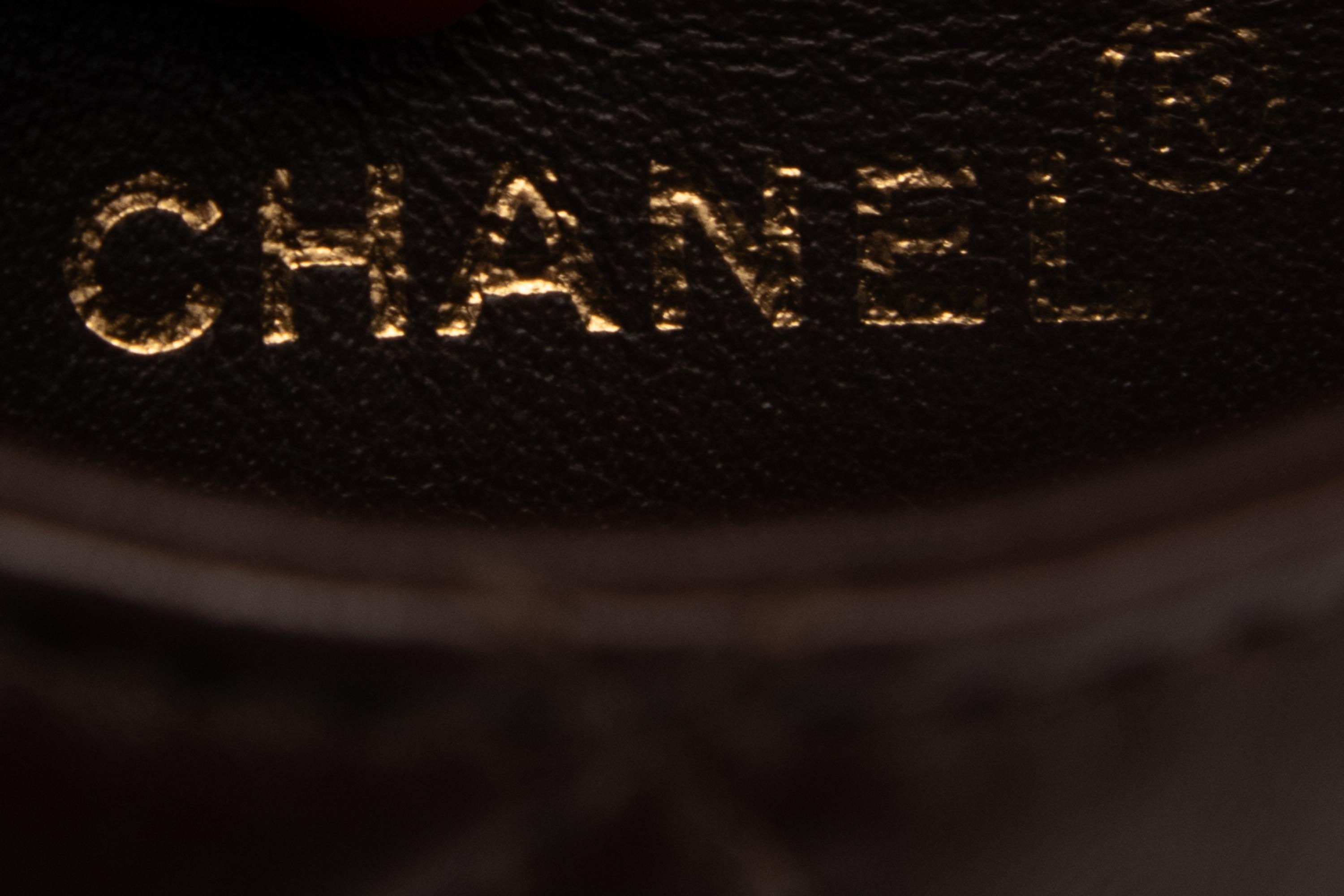 Chanel Brown Lambskin Flap Bag, 1997-96