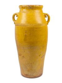 An Ochre-Glazed Pottery Jar