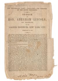 LINCOLN, Abraham (1809-1865)