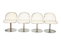 A Russell Woodard Dining Table with Four Chairs