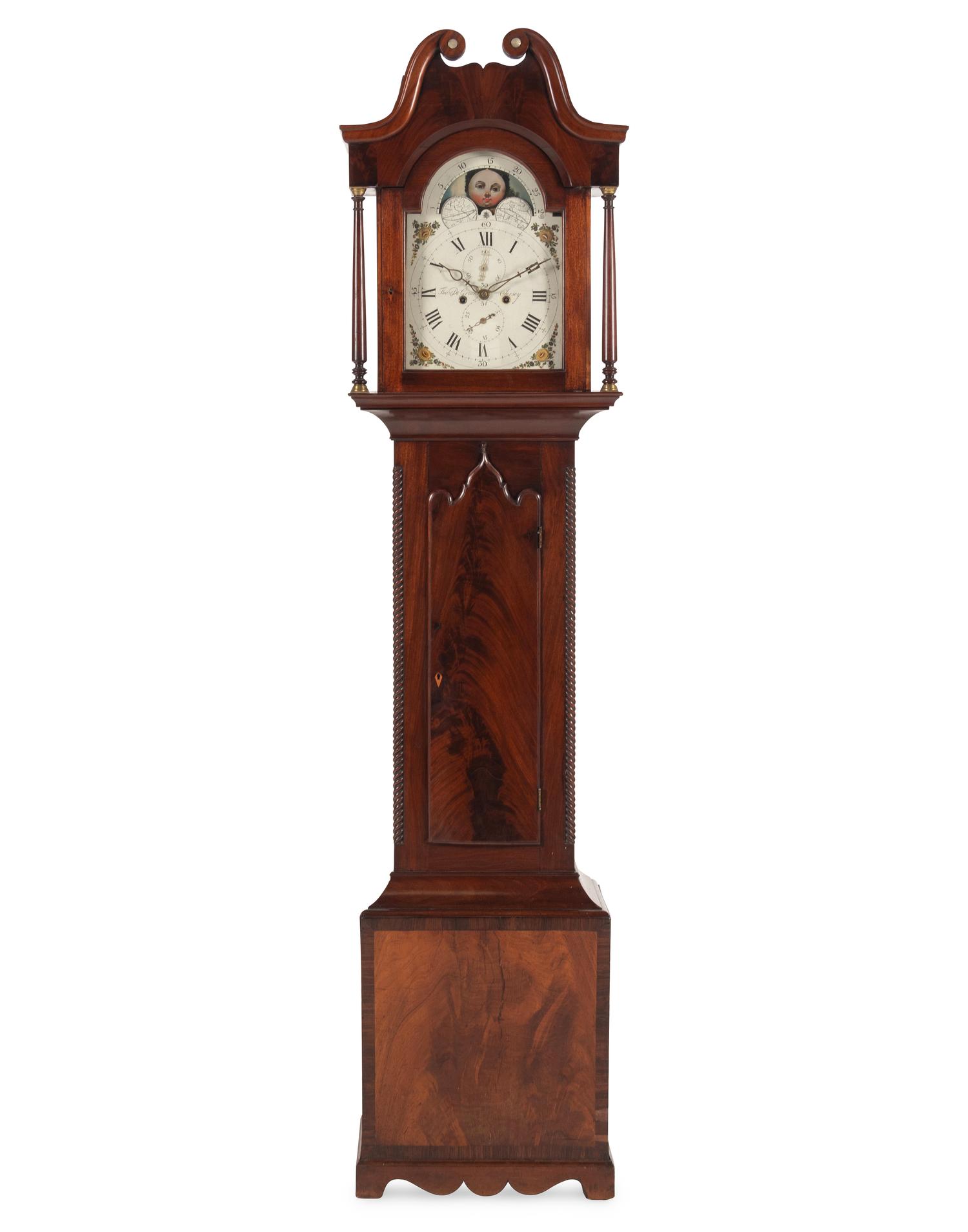 A George IV Mahogany Tall Case Clock