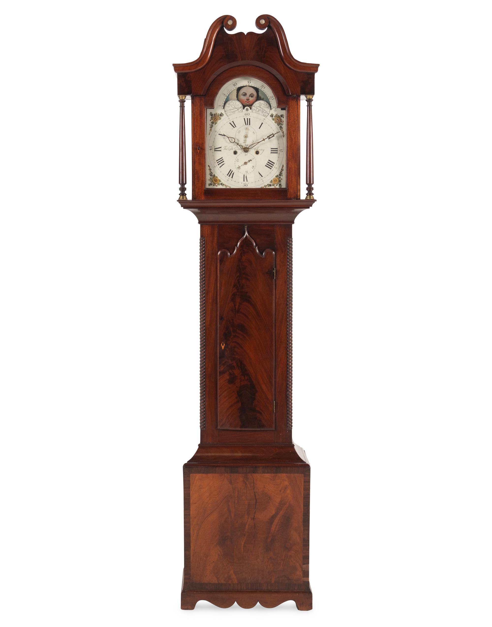A George IV Mahogany Tall Case Clock