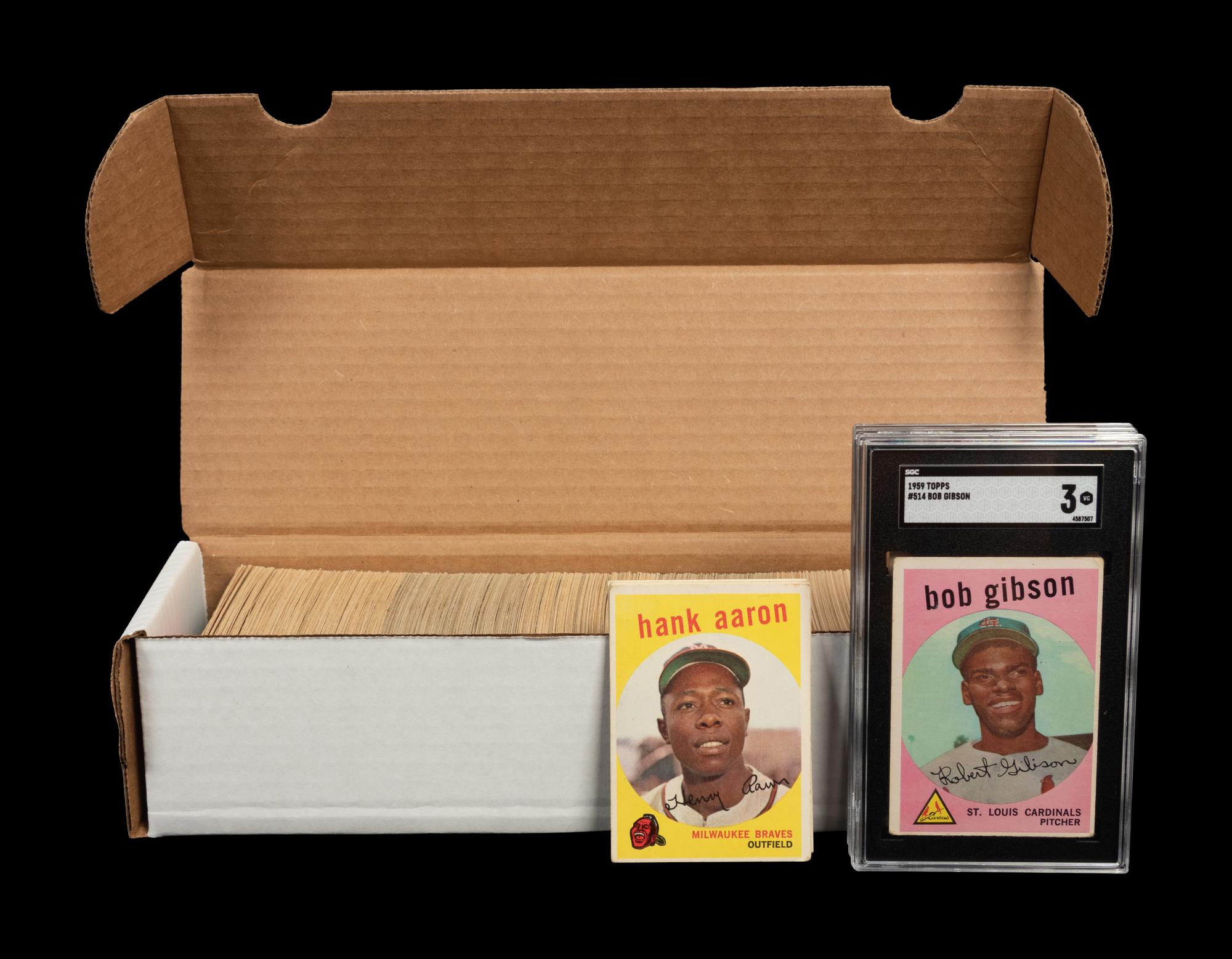 A Complete Set of 1959 Topps Baseball Cards (572/572),