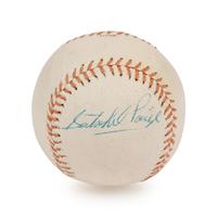 A Satchel Paige Single Signed Autograph Baseball (JSA Certified),