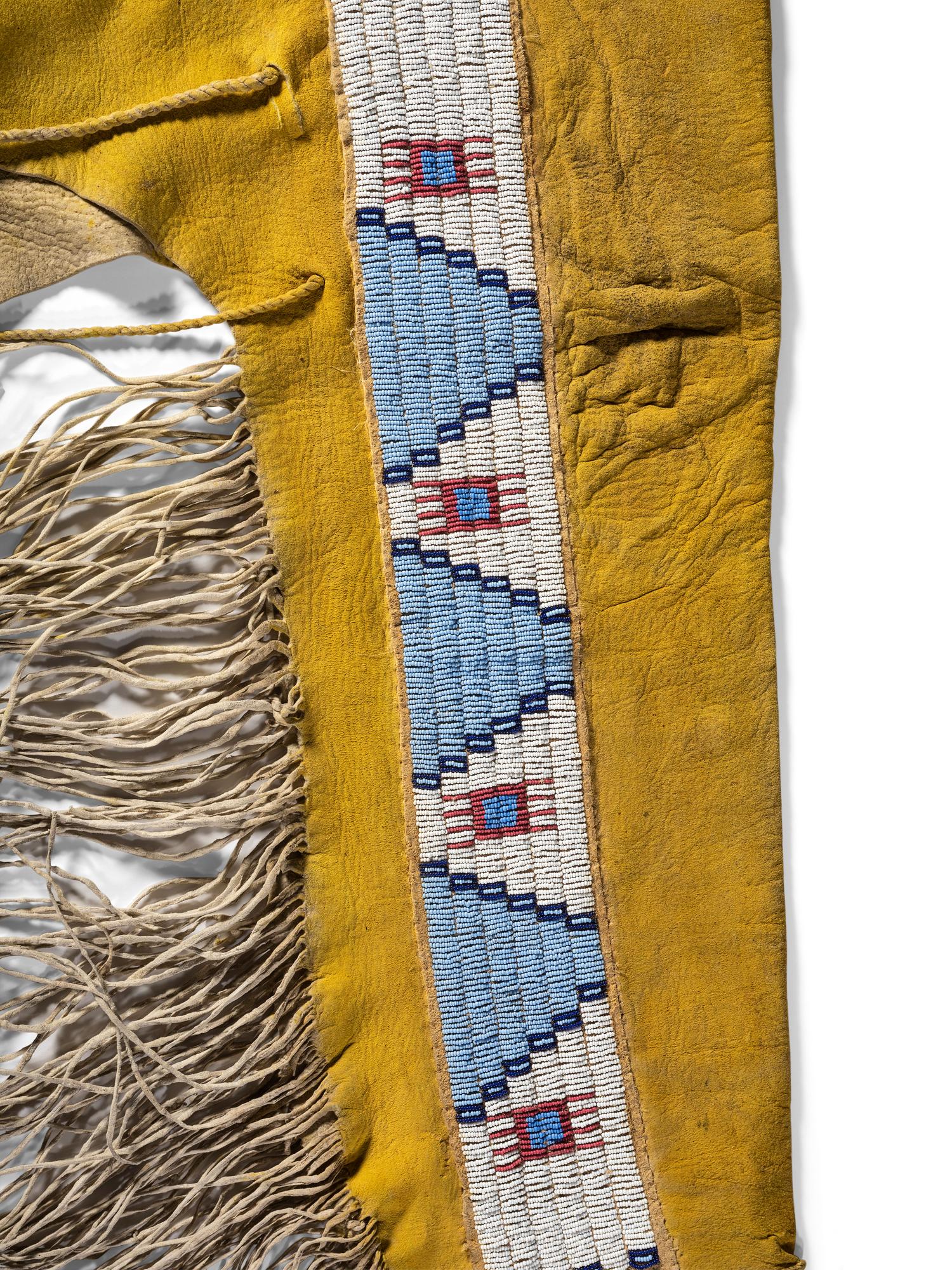 Ute Beaded Hide Leggings