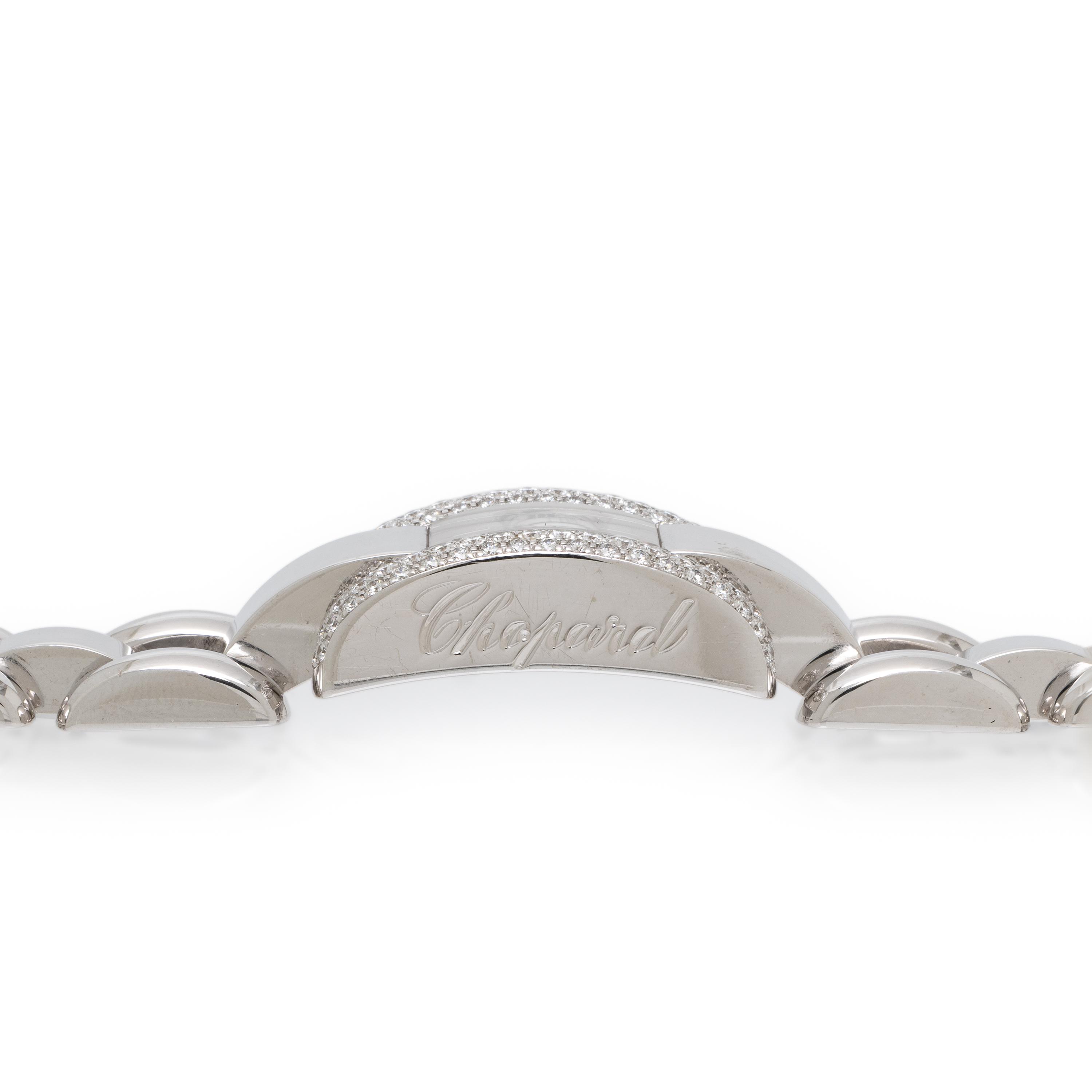 Chopard, Ref. 416547-1001, 18K White Gold and Diamond 'La Strada' Watch, with Box & Warranty Card