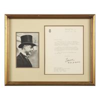 [British Isles] Edward, Duke of Windsor. Typed Letter, signed