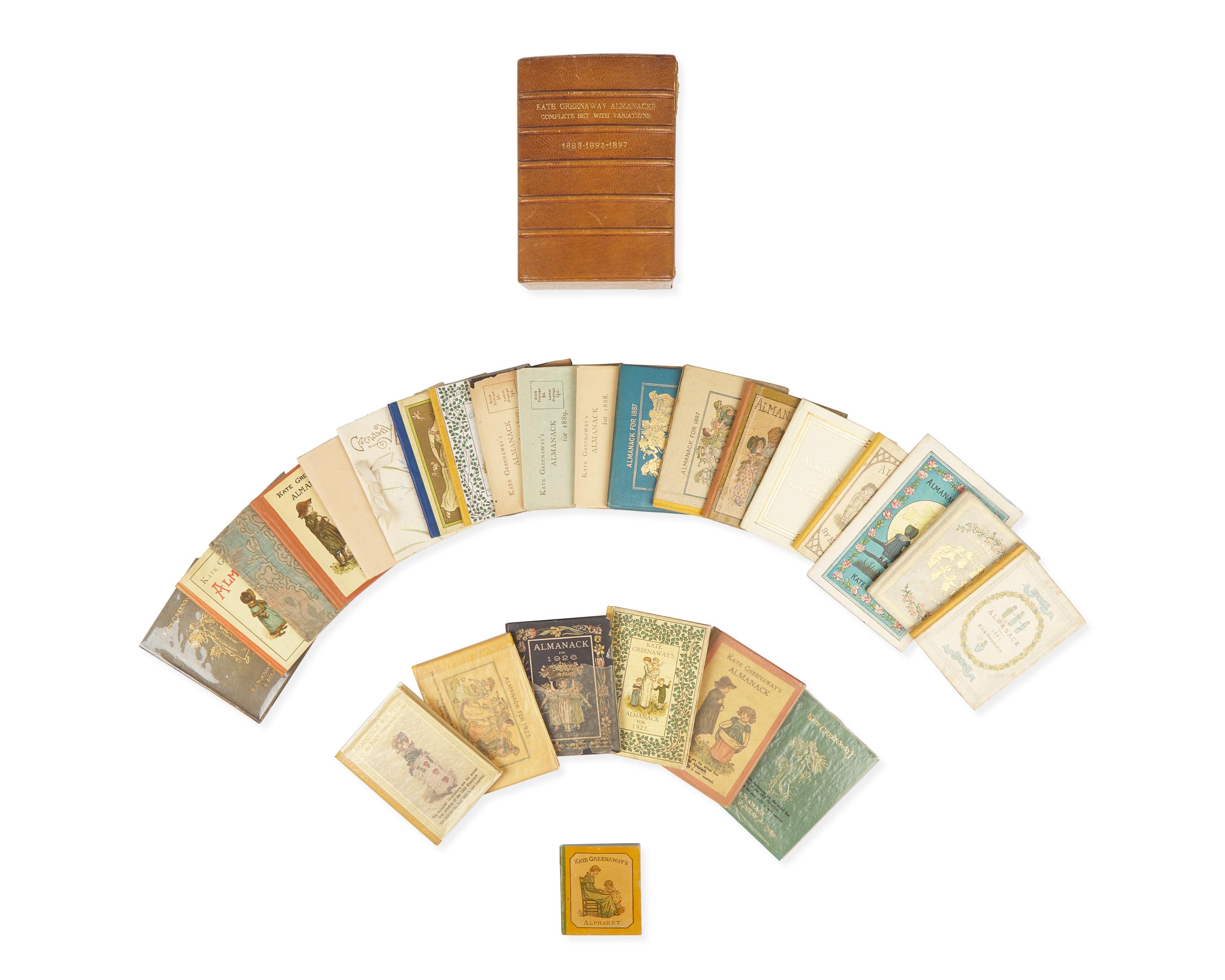 Greenaway, Kate. Complete Set of Almanacks