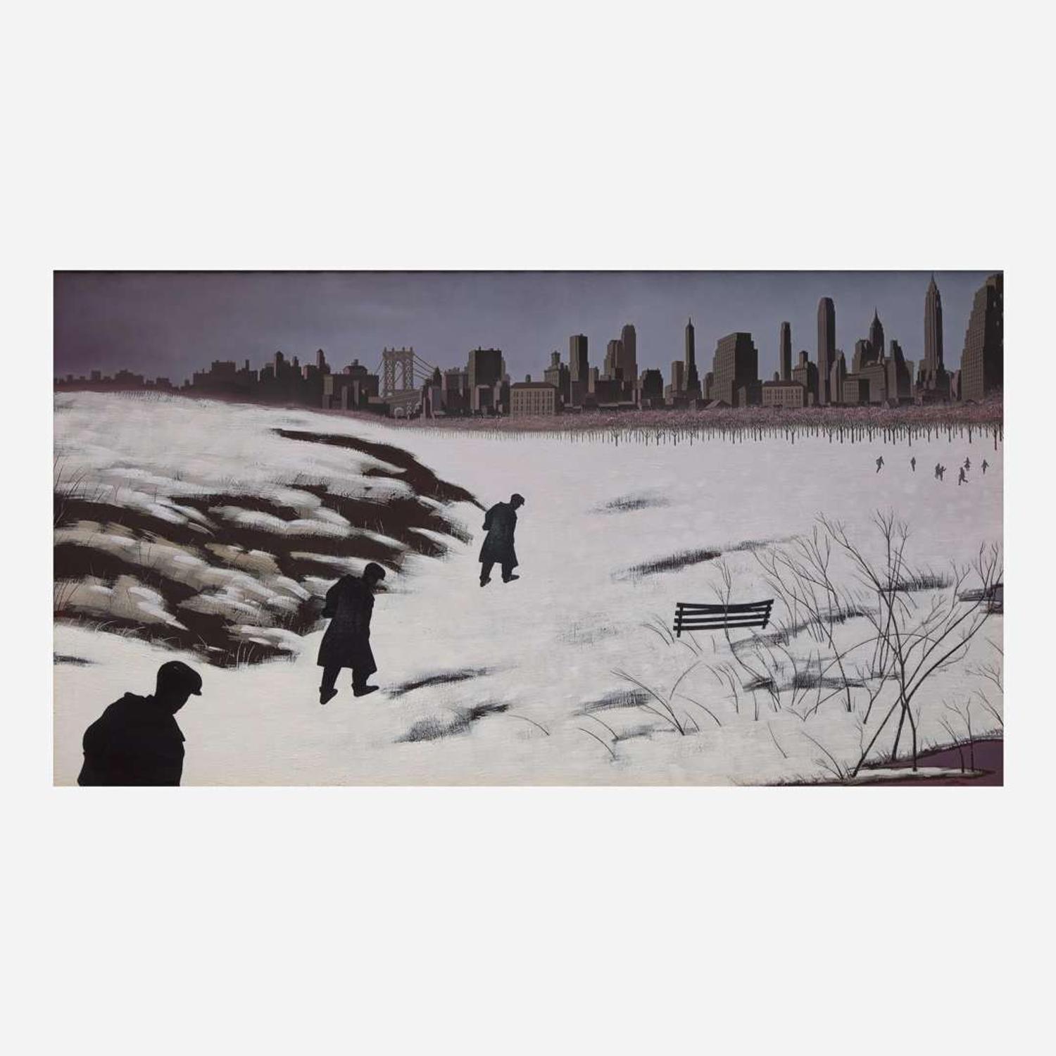 Gary T. Erbe (American, 1944) Two Extremes in Winter