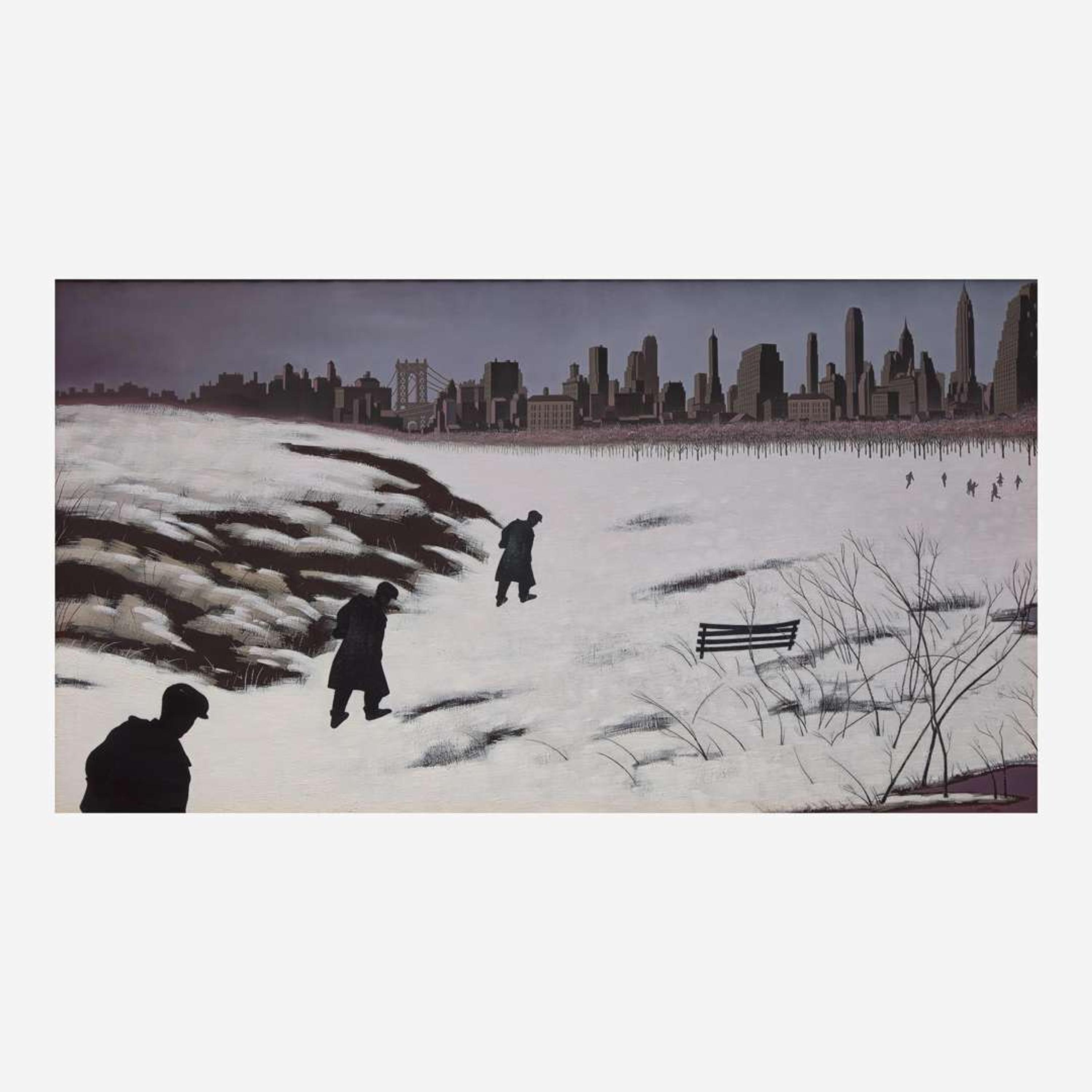 Gary T. Erbe (American, 1944) Two Extremes in Winter