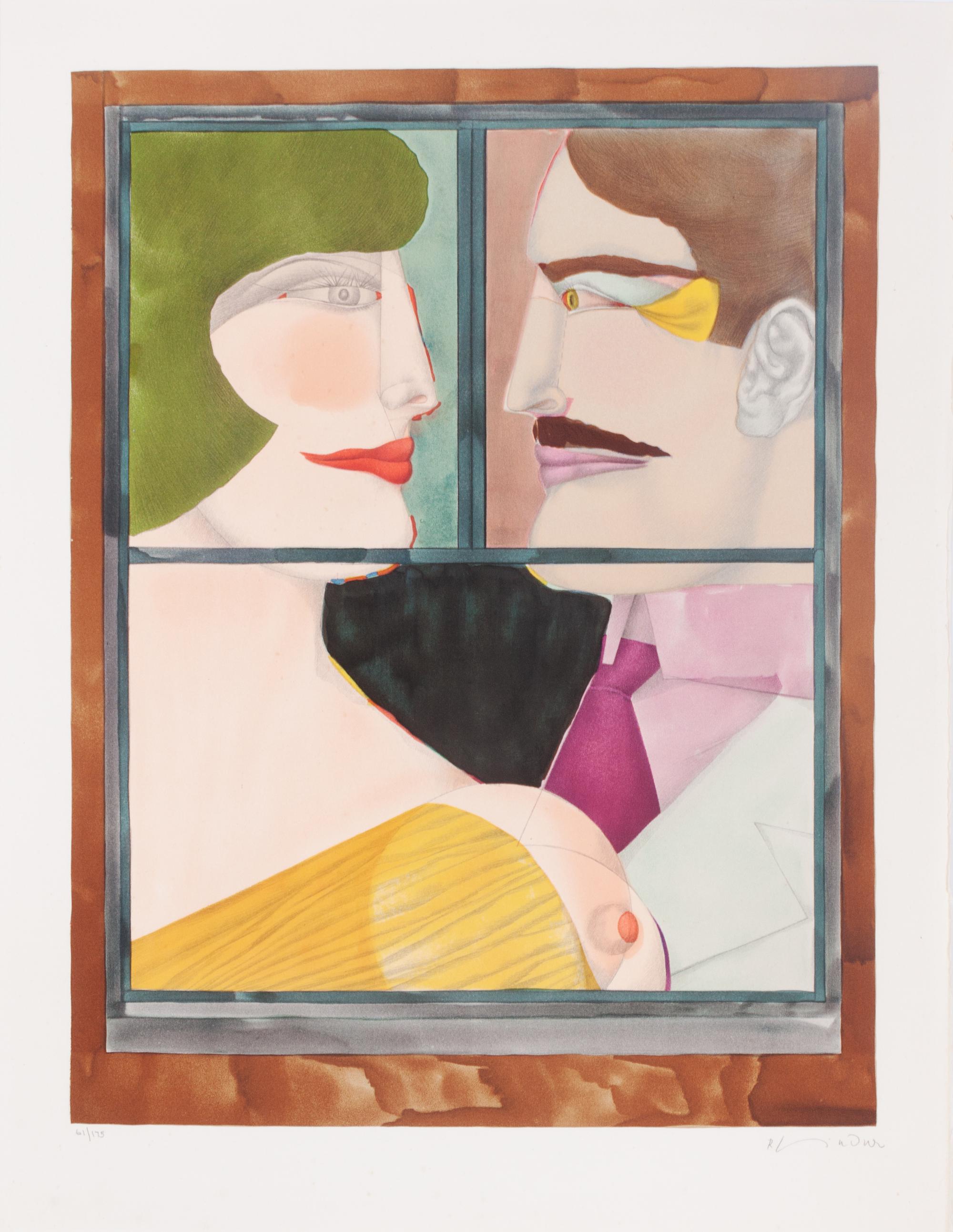 Richard Lindner, (American/German, 1901-1978), Washington Holiday, 1975