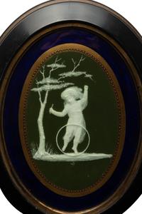 An English Pâte-Sur-Pâte Porcelain Panel