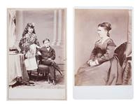 [GRANT, Ulysses S. (1822-1885)]. A group of 7 photographs of Ulysses S. Grant and his family.